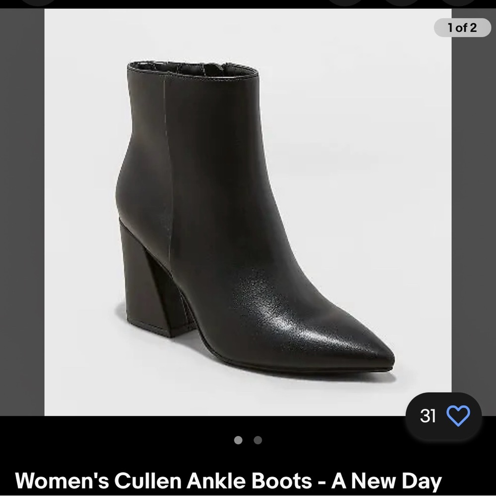 Women’s black A New Day 7.5 boots. Brand new